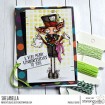 ODDBALL MAD HATTER RUBBER STAMP (ALICE IN WONDERLAND COLLECTION)